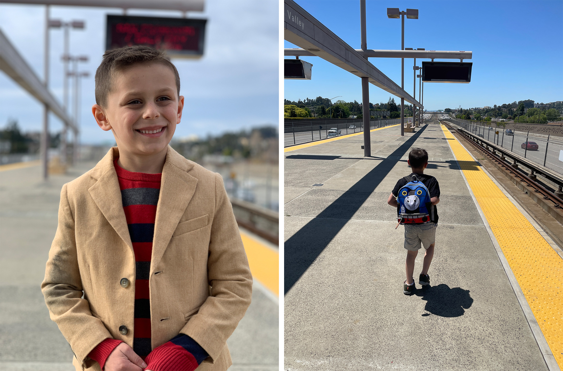 Bryce on train platforms