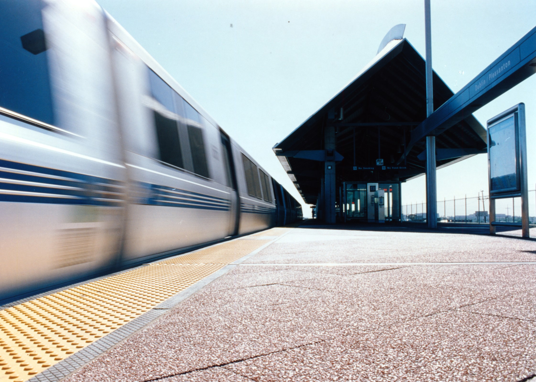 Blue Line (train at platform)