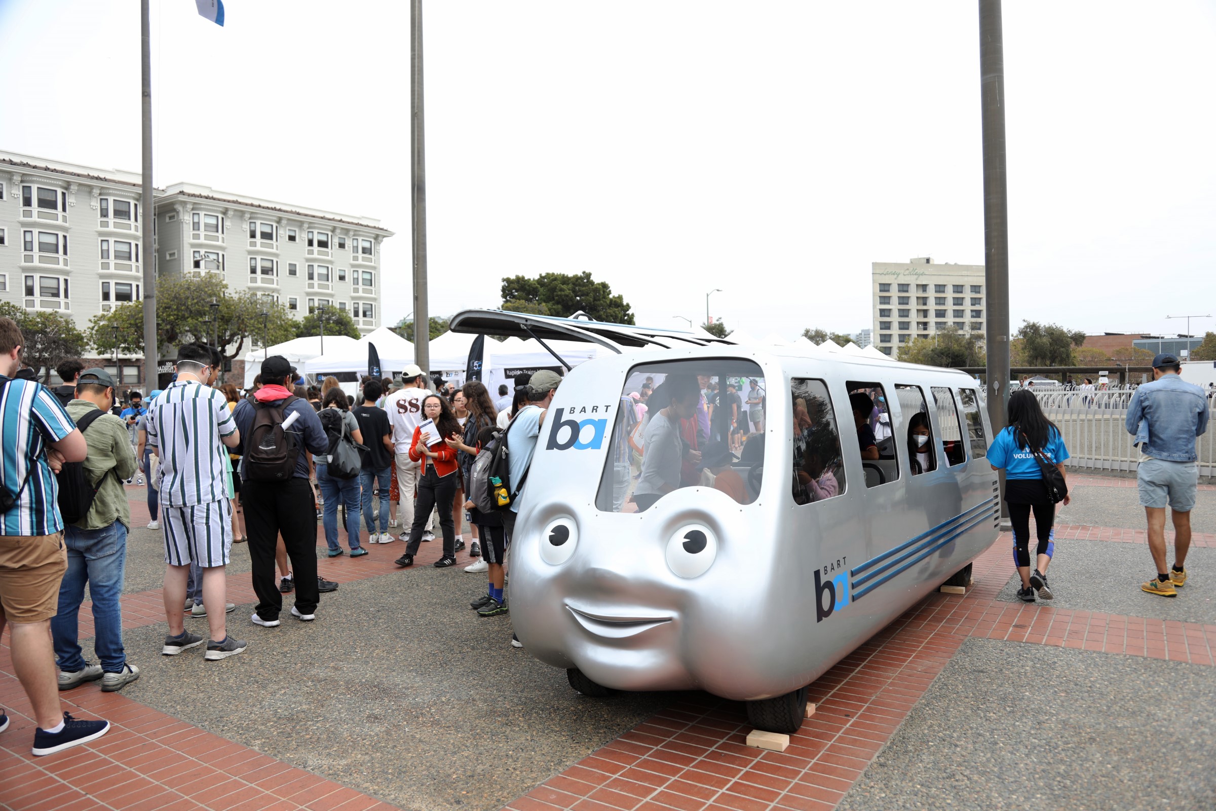 The BARTmobile at BART’s 50th Anniversary Celebration and Family Fun Festival on Sept. 10, 2022.