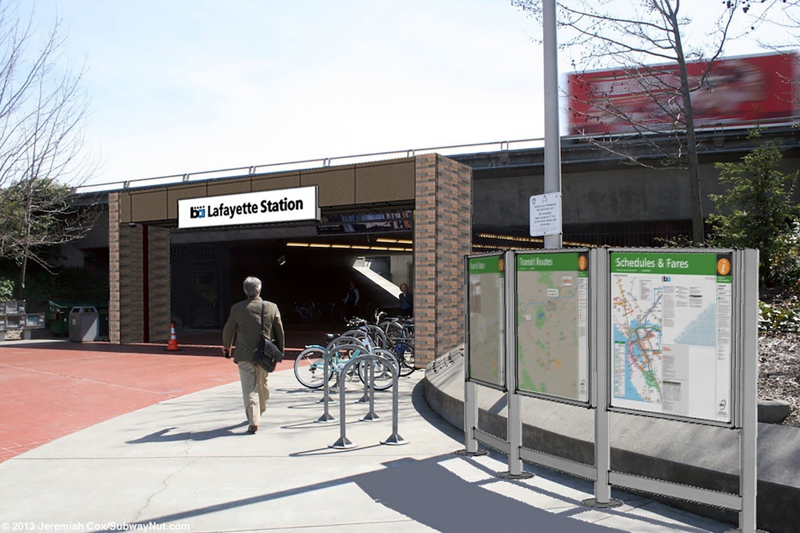 Rendering of Station Entrance