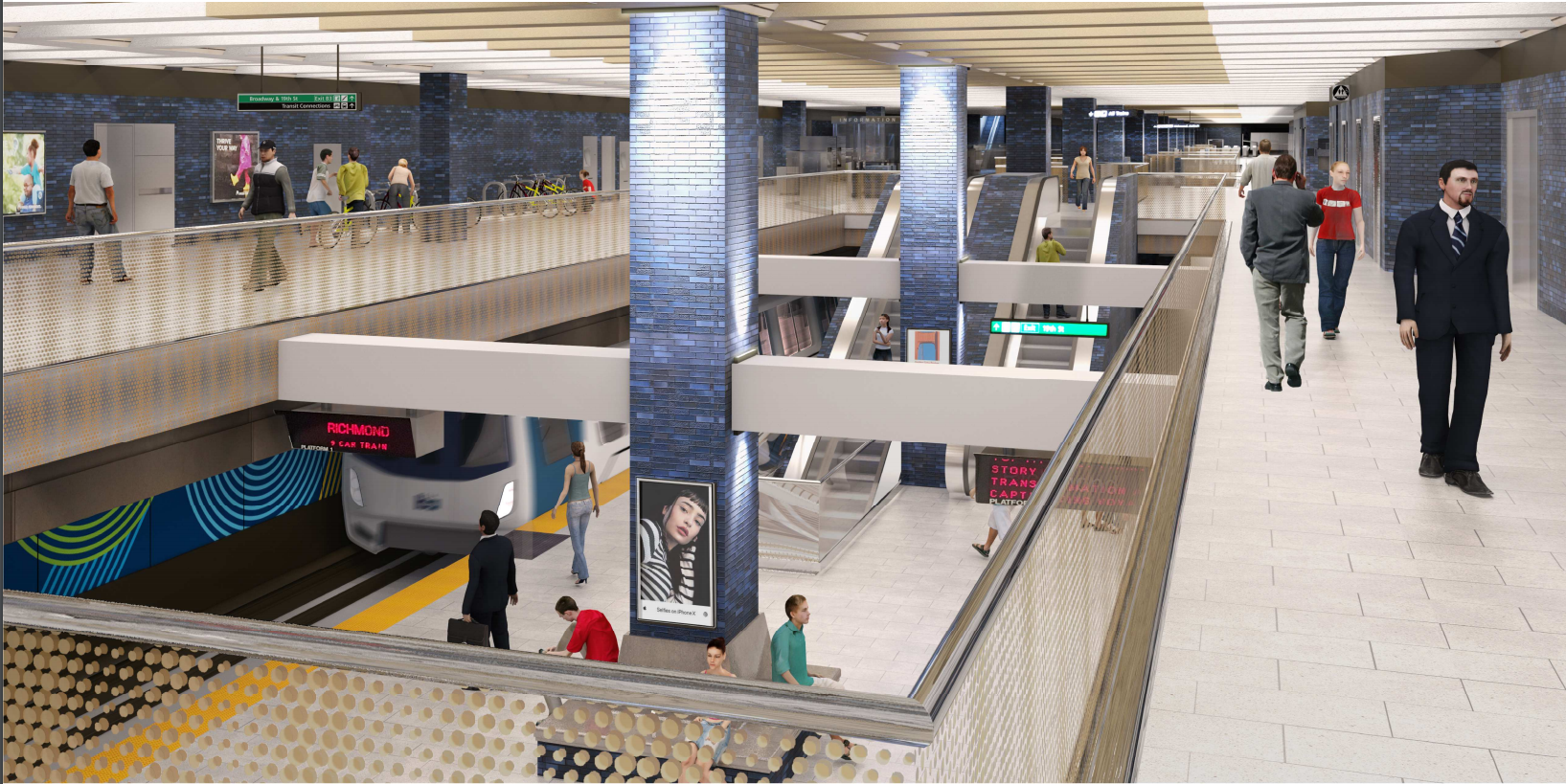 19th Street modernization on concourse