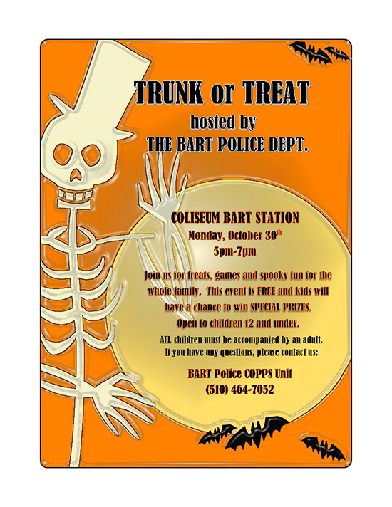 Trunk or treat flyer