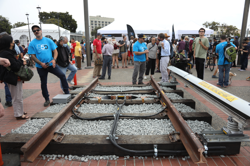 Thousands attend BART’s 50th anniversary celebration