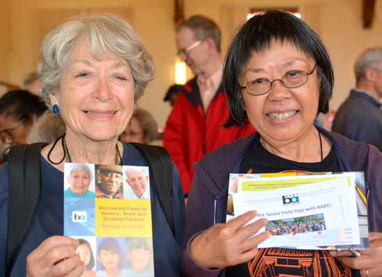 Sylvia Saunders and Barbara Mow