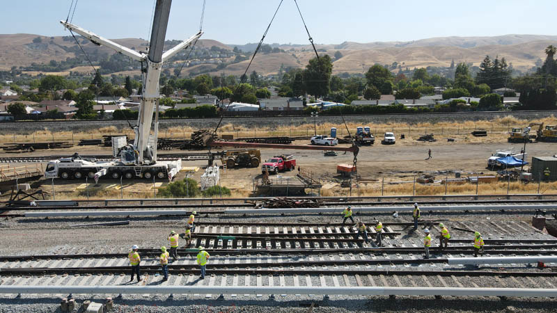 BART trackwork