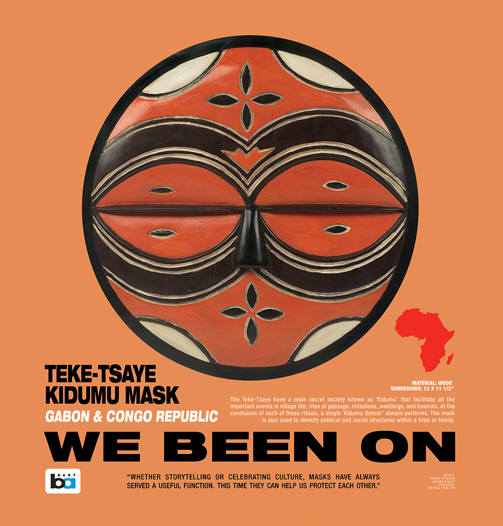 Teke-Tsaye Kidumu Mask