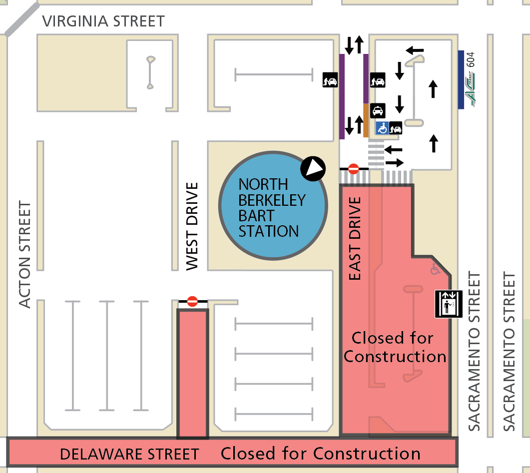 North Berkeley access roads blocked at Delaware St. 9/19 and 9/20