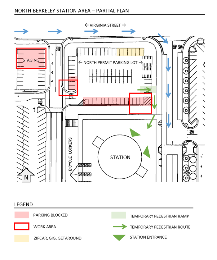 North Berkeley access improvements starting in November 2021