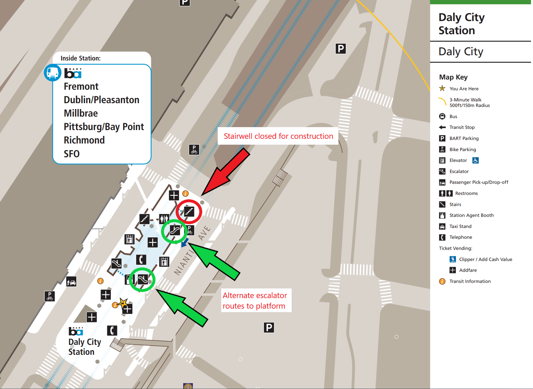 Daly City stairs closed