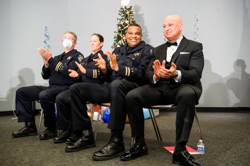 Deputy Chief Kevin Franklin, Deputy Chief Gina Galetti, Deputy Chief Ja’Son Scott, and Chief Edgardo Alvarez at the tenth annual