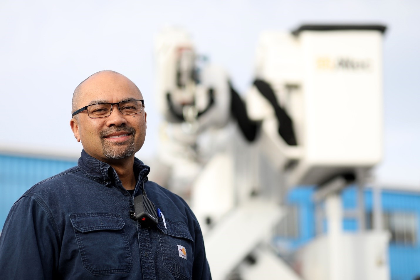 BART Electrician Paul Dimapasoc pictured at BART's Oakland Yard.