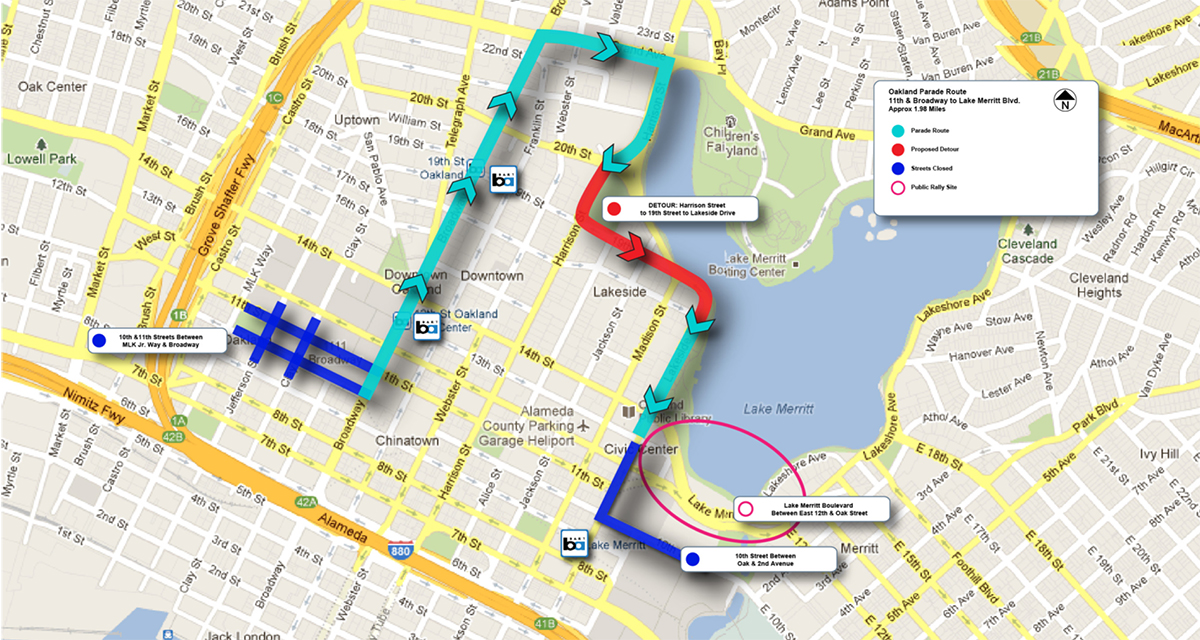 Parade Route Map