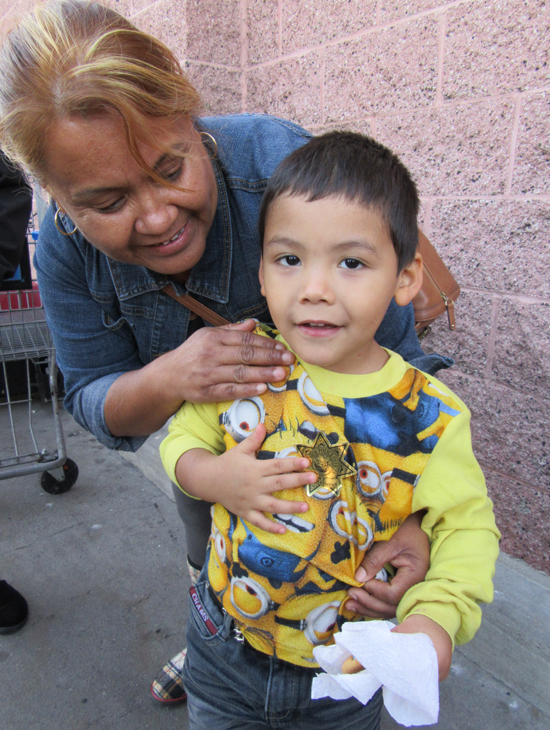 Juan with mother Maria