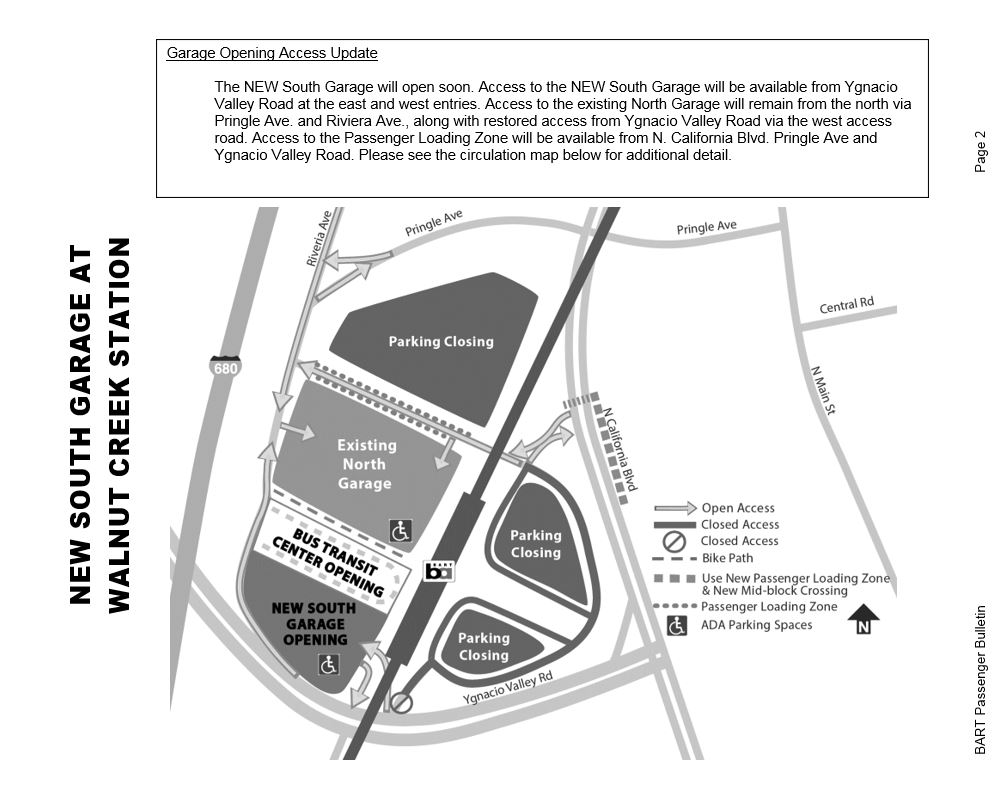 south garage map