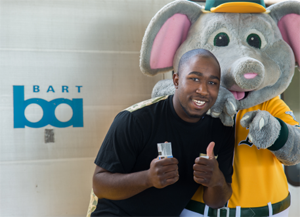 stomper with a fan