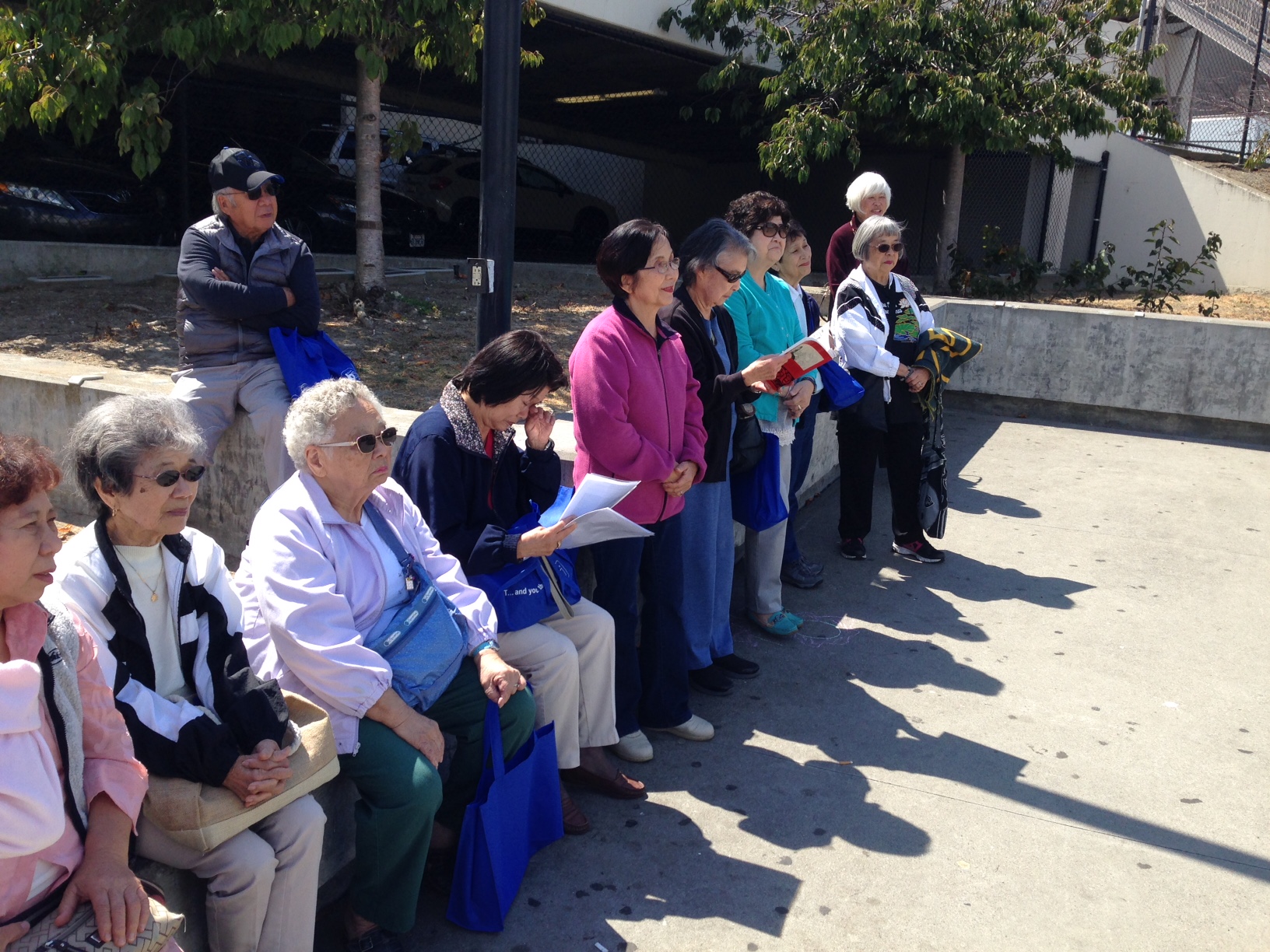 Seniors visit Tanforan