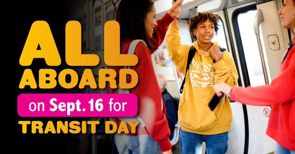 All Aboard Transit Day banner