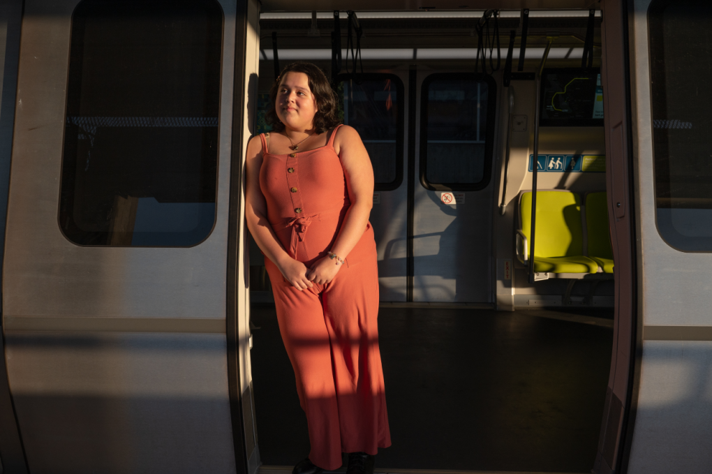 Kassandra Santillan at Daly City Station 