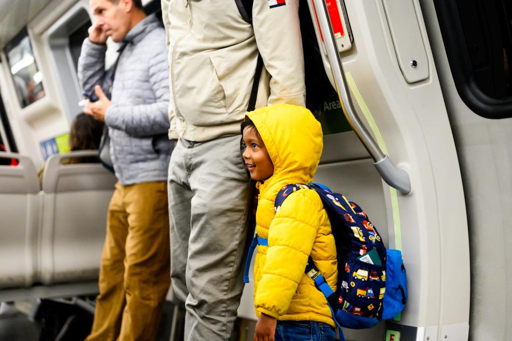 Family on BART