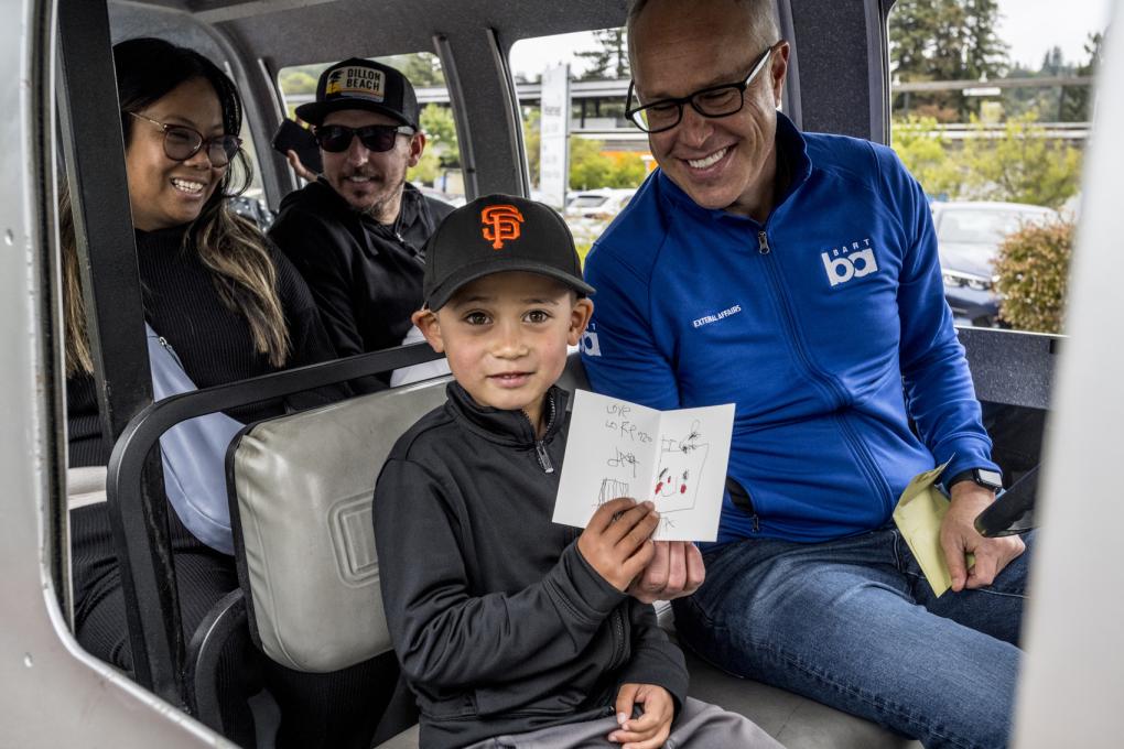 Snapshots from the BARTmobile Birthday Party