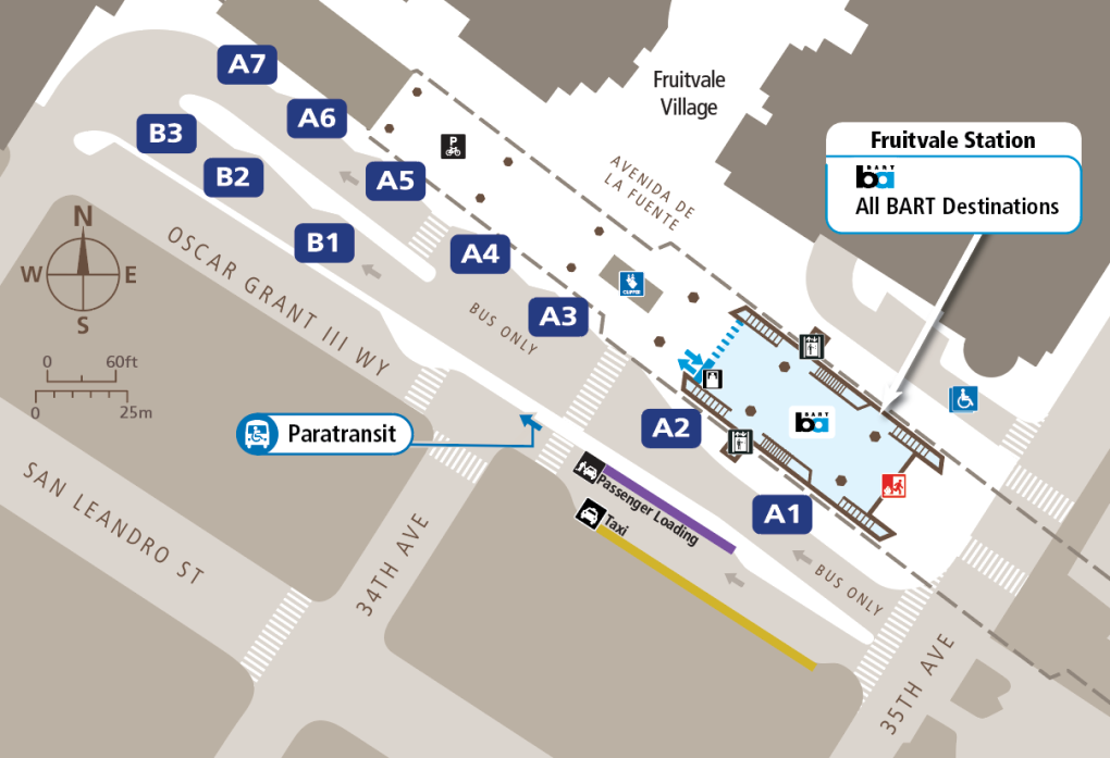 Fruitvale passenger loading zone impacts starting August 29